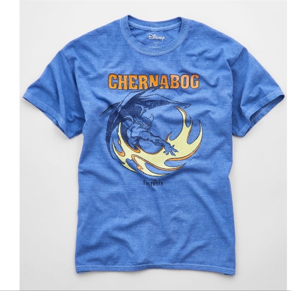 DISNEY
Fantasia chernadog tee Blue Cotton Shirt Men